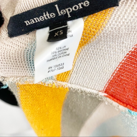 Nanette Lepore Stripe Cover Up Apron - Picture 5 of 5